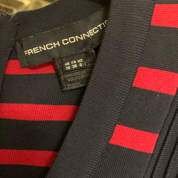 French Connection Body Con Striped Dress - Picture 4 of 4